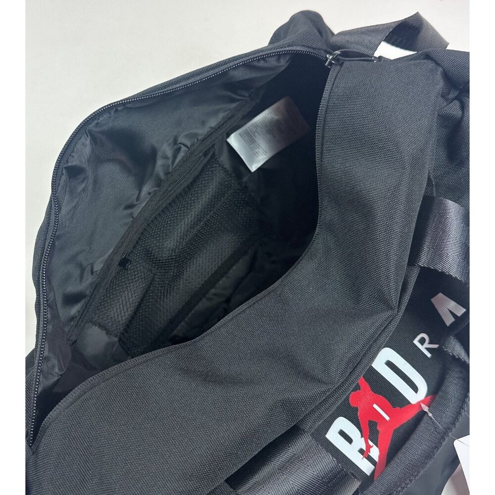 Nike Retro Air Jordan Velocity Duffle Bag Shoe Garage Small Black Red SM0168-023 - Picture 12 of 13